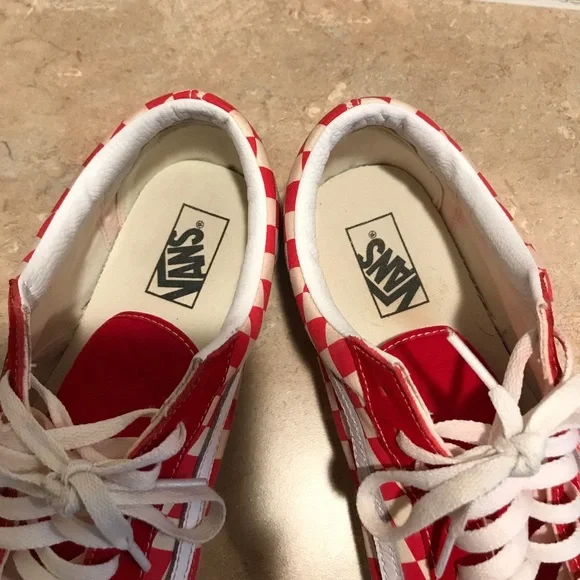 VANS OLD SKOOL CHECKERBOARD SNEAKERS - Picture 5 of 8